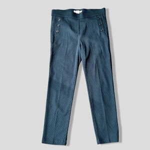 89th Madison Textured  Stretchy Pull On Slim Leg Ponte Pants